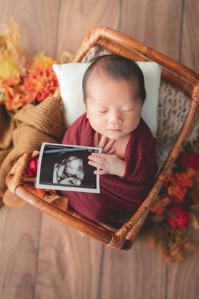 ニューボーンフォト　カゴ　かご　赤ちゃん　新生児 ニューボーンフォト セット カゴ バスケット welcomeプレート